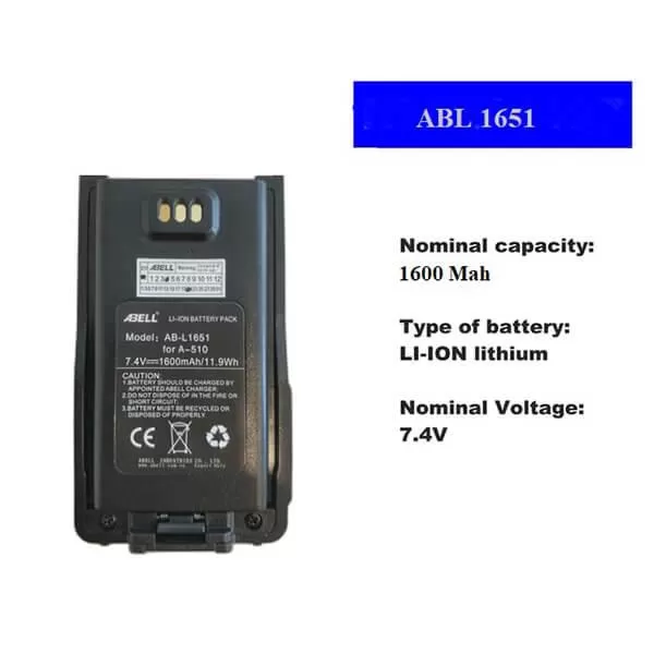 ABELL DPMR A 510T A 511 Telsiz Bataryası Fiyat