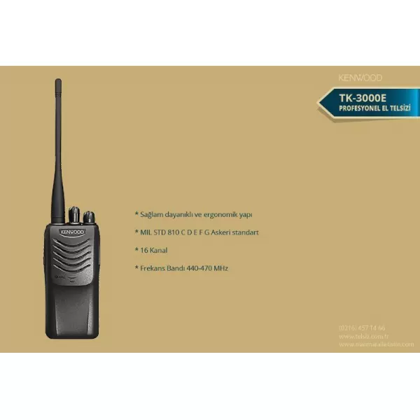 Kenwood Tkd 3000 Teknik Özellik